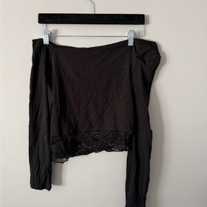 NWT Lace Asymmetrical Top